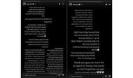 Screenshots of Adria Biles' Instagram stories | Credits: IG/adria_biles